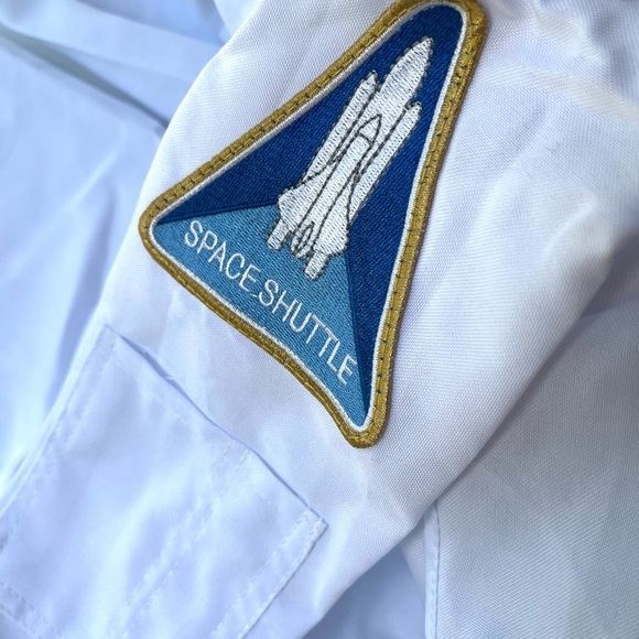 NEW Astronaut Space Commander Costume for Kids White and Black - Picture 5 of 15